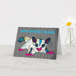 Tarjeta Colorido azucarero Glider Arte moderno personaliza