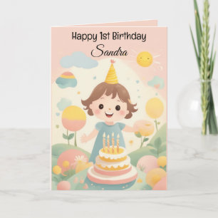 Tarjeta Colorido Sunshine Feliz cumpleaños