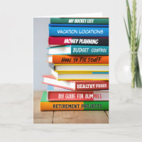 Coloridos libros de jubilación
