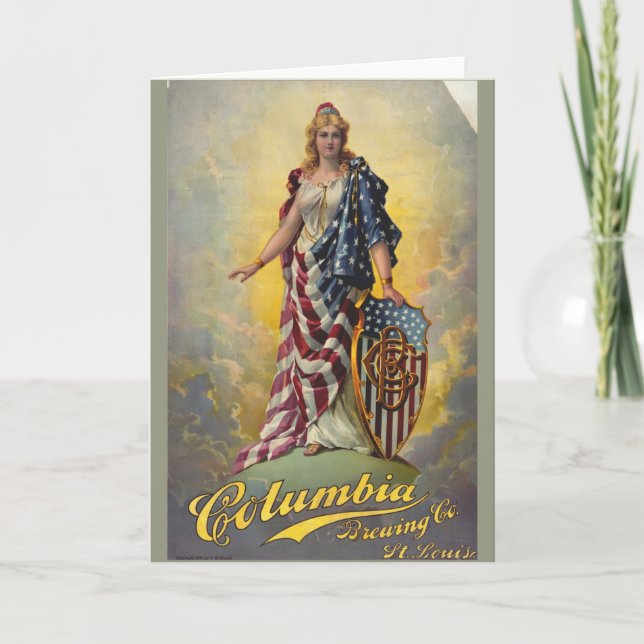 Tarjeta Columbia Brewing Co. Poster (Anverso)