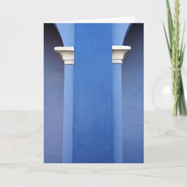 Tarjeta Columna azul (Anverso)