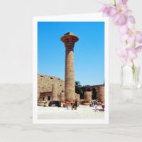 Columna del Templo de Karnak, Luxor, Egipto
