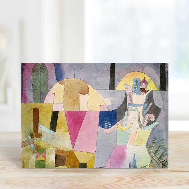 Tarjeta Columnas negras en un paisaje | Paul Klee (Subido por el creador)