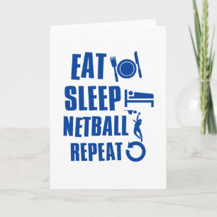 Tarjeta Coma el Netball del sueño