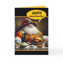 Combo divertido Halloween, Acción de Gracias y Nav