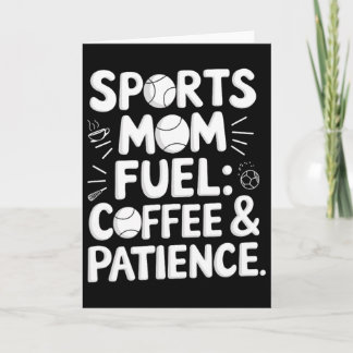 Tarjeta Combustible de Mamá Deportista Café Paciencia Vend