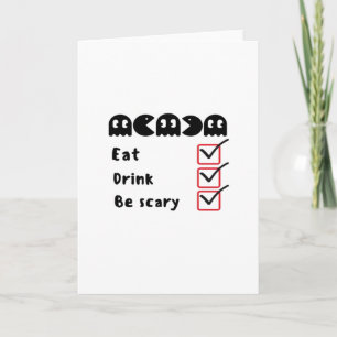 Tarjeta Come Bebe Sé Espantoso Minimal Limpio