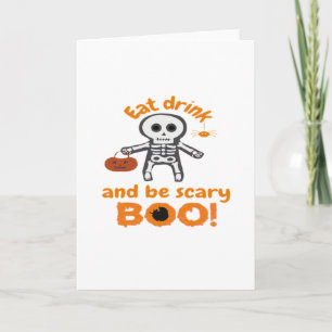 Tarjeta Come Bebe Y Sé Divertido Y Espeluznante 