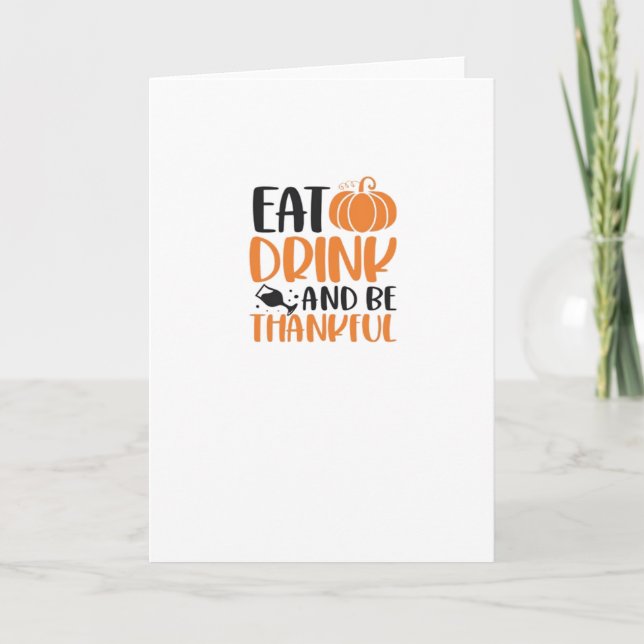 Tarjeta Come Bebe Y Sé Espantoso Minimal Limpio (Anverso)