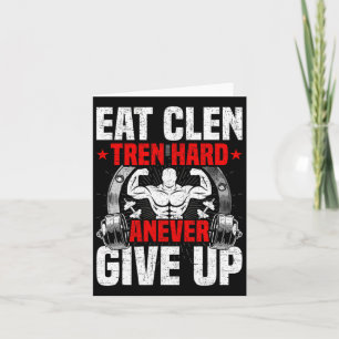 Tarjeta Come Clen Tren Hard Anever Renuncia A Bodybuilding