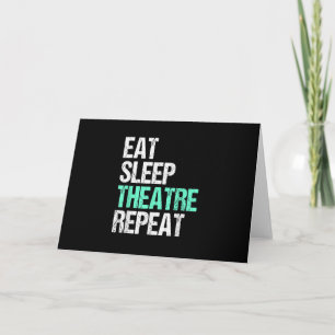 Tarjeta Come Dormir Actor Repetir Regalo Divertido Actor A
