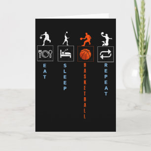 Tarjeta Come Dormir Dibujar Repetir Dibujar