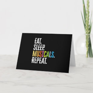 Tarjeta Come Musicales Duerme Repite Actor Actriz Cantante