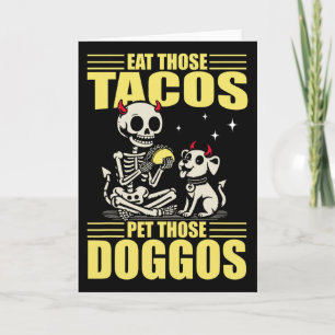 Tarjeta Come Tacos Aquellos Perros Cinco De Mayo Perro
