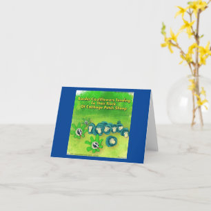 Tarjeta Comedia de Flores Rick London Funny Border Collie