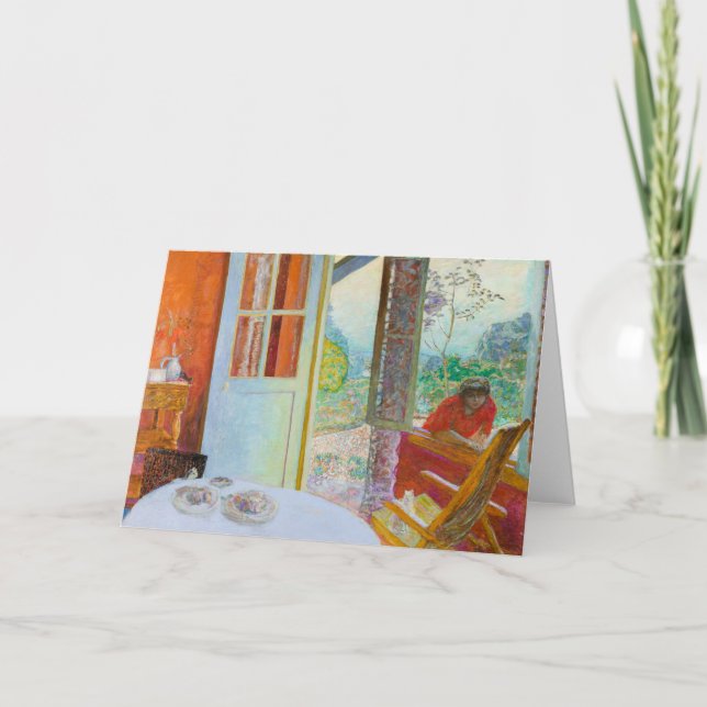 Tarjeta Comedor en el campo | Paul Bonnard | (Anverso)