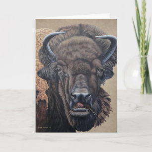 Tarjeta Comer búfalo