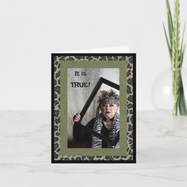 Tarjeta Comer demasiado en Acción de Gracias (Anverso)