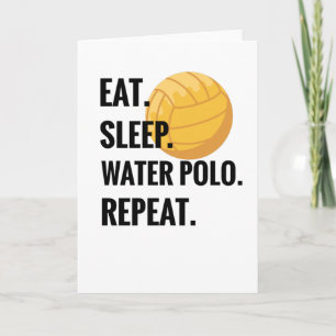 Tarjeta Comer el agua del sueño Polo Repetir el regalo del