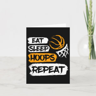 Tarjeta Comer Hoops De Sueño Repetir El Bujetbyl Vintage D