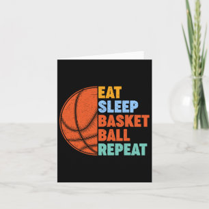 Tarjeta Comer Sleep Bysketbyll Repetir Para Hombres Adoles