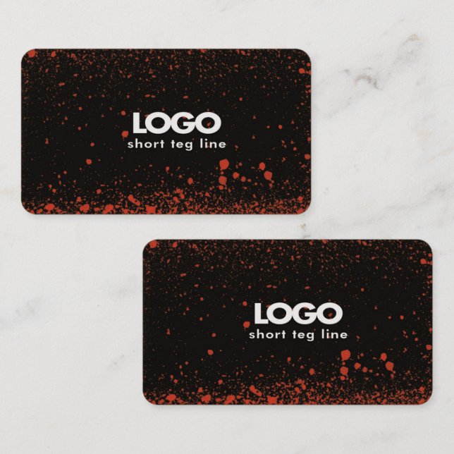 tarjeta comercial creativa (Anverso / Reverso)