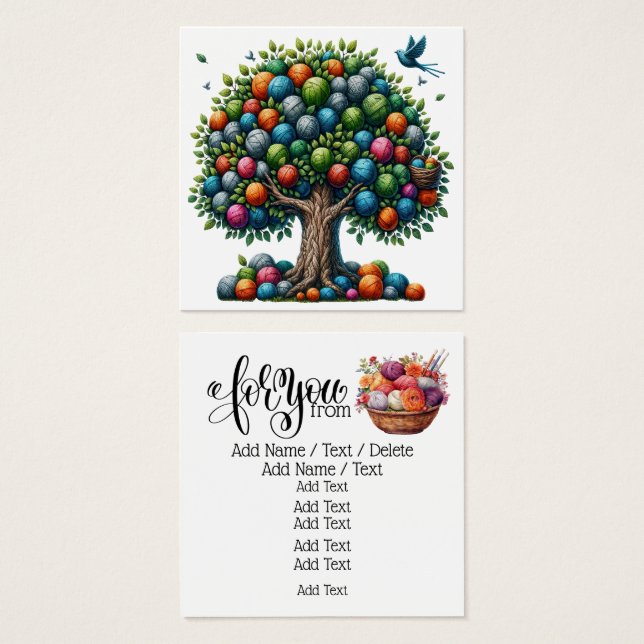 Tarjeta comercial y de gabinete / Etiqueta (Anverso y reverso)