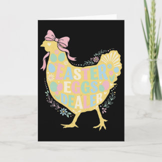 Tarjeta Comerciante de huevos de Pascua Loral Gallina Gall