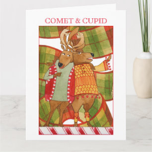 Tarjeta COMET CUPID Big Navidad Card