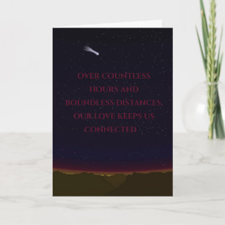 Tarjeta Cometa (Romántico)