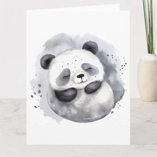 Tarjeta Comfy Panda (Anverso)