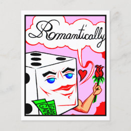 Tarjeta cómica #2084 Impresión de arte de dados su