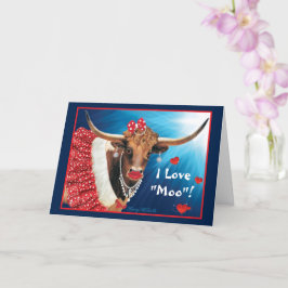 Tarjeta Comical Cow Birday Card