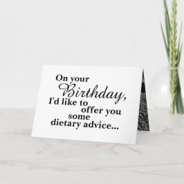 Tarjeta Comida divertida Donut Doughnut Feliz cumpleaños