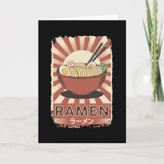 Tarjeta Comida japonesa perfecta para Ramen | Ramen Lover (Anverso)