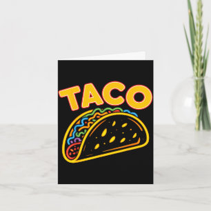 Tarjeta Comida mexicana taco