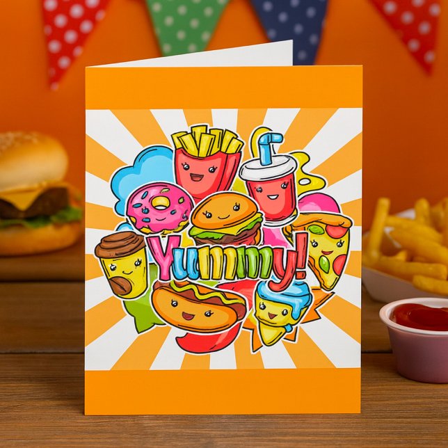Tarjeta Comida Rápida Sabrosa (Subido por el creador)