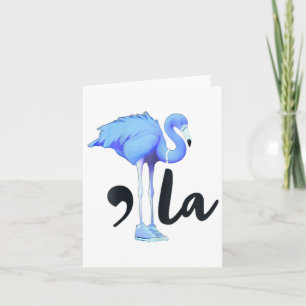 Tarjeta Comma La Flamingo Vote Harris Waltz 2024 Kamala Fo