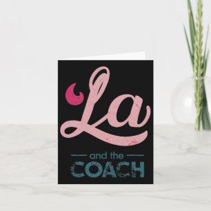 Tarjeta Comma La Kamala Harris Tim Wheimer Coach 2024 La C