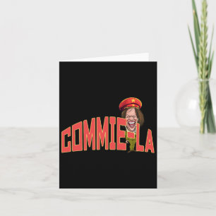 Tarjeta Commie-la Harris Kamala Harris Tim Wheimer Coach 2