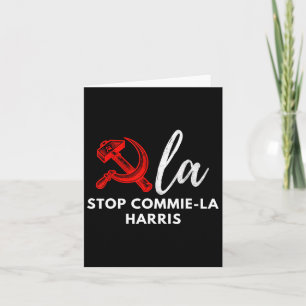Tarjeta Commie-la Kamala Harris Tim Wheimer Coach 2024 La