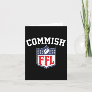 Tarjeta Commish Fantasy Fantasy League Ffl Comm