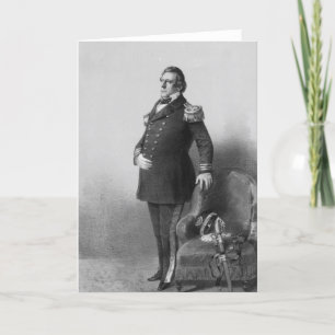 Tarjeta Commodore Matthew Calbraith Perry