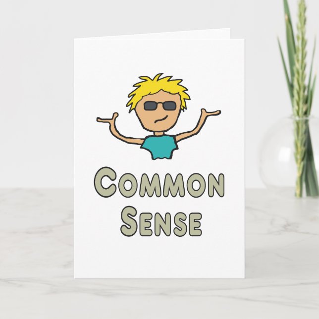 Tarjeta Common Sense (Anverso)