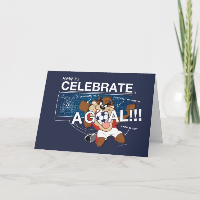 Tarjeta Cómo celebrar un gol con TAZ™ (Anverso)