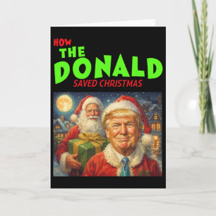 Tarjeta Cómo Donald Trump salvó la Navidad