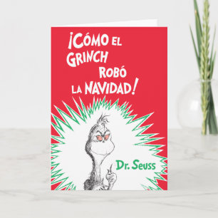 Tarjeta Cómo El Grinch robó la Navidad