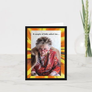 Tarjeta ¿Cómo era para mí crecer?