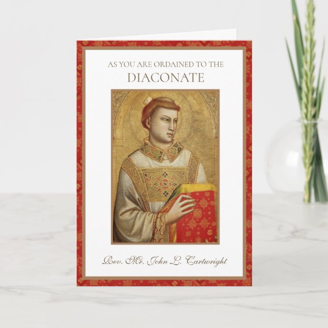 TARJETA COMO ESTÁS ORDENADO AL DIACONADO (Anverso)