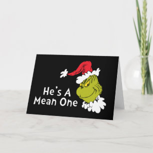 Tarjeta Cómo Grinch Stole Navidades   Él es malo